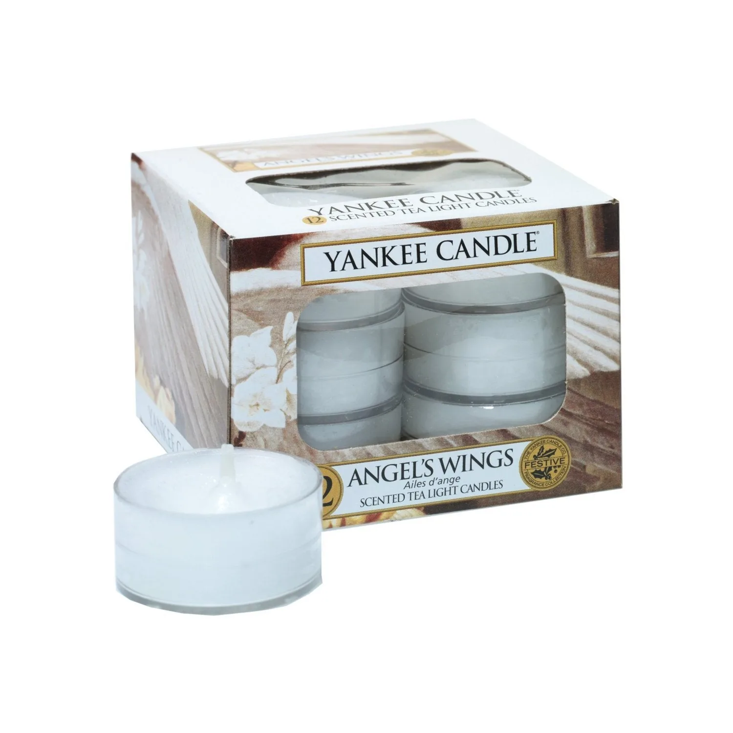 CLASSIC TEA LIGHTS ANGEL WINGS