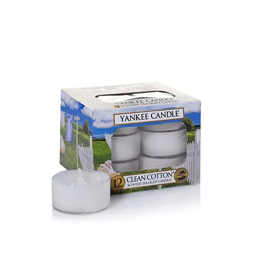 CLASSIC TEA LIGHTS CLEAN COTTON
