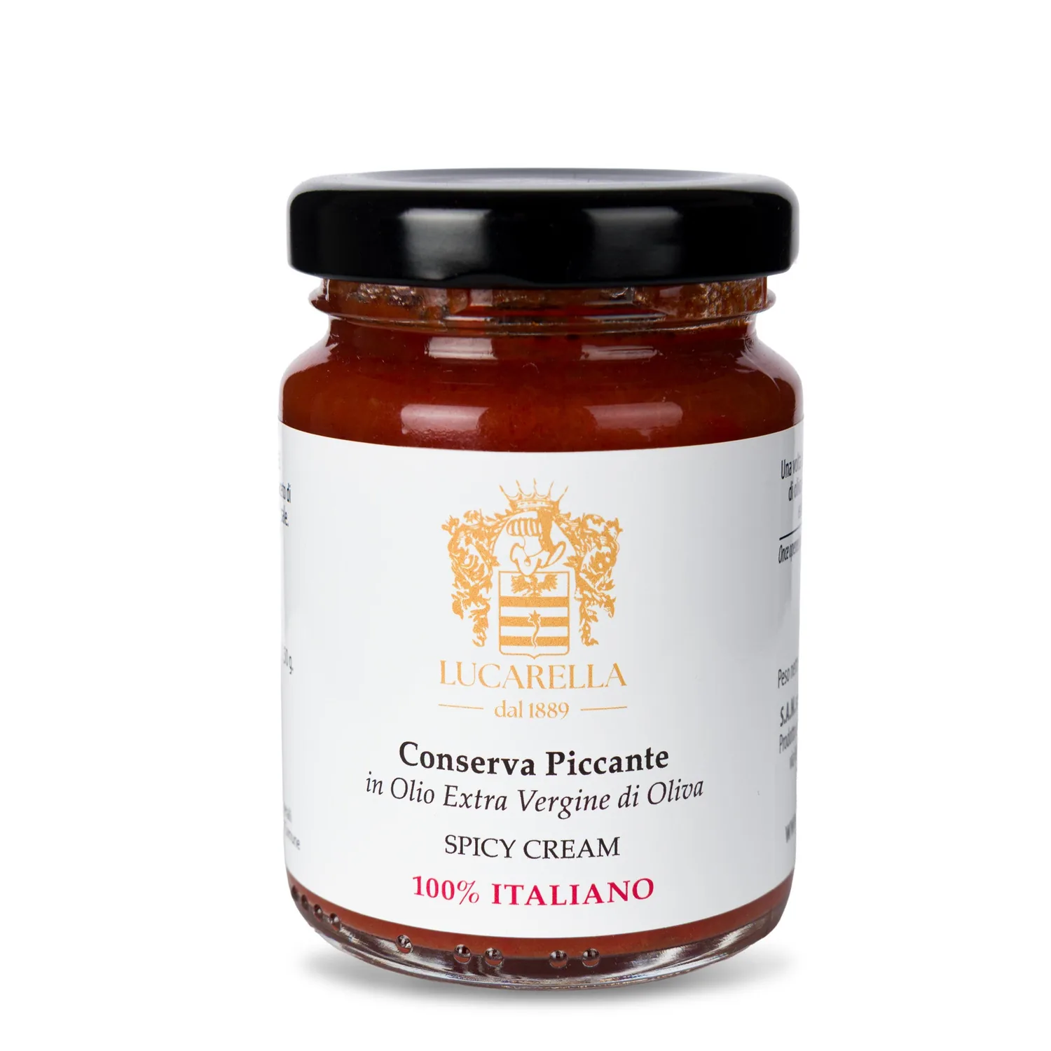 Conserva piccante in olio extravergine di oliva 100 gr.