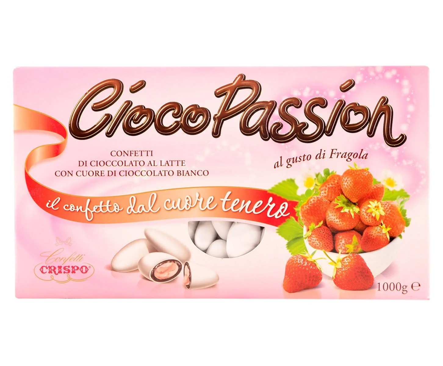 CONFETTI CRISPO | CiocoPassion | FRAGOLA | 1 Kg FRAISE