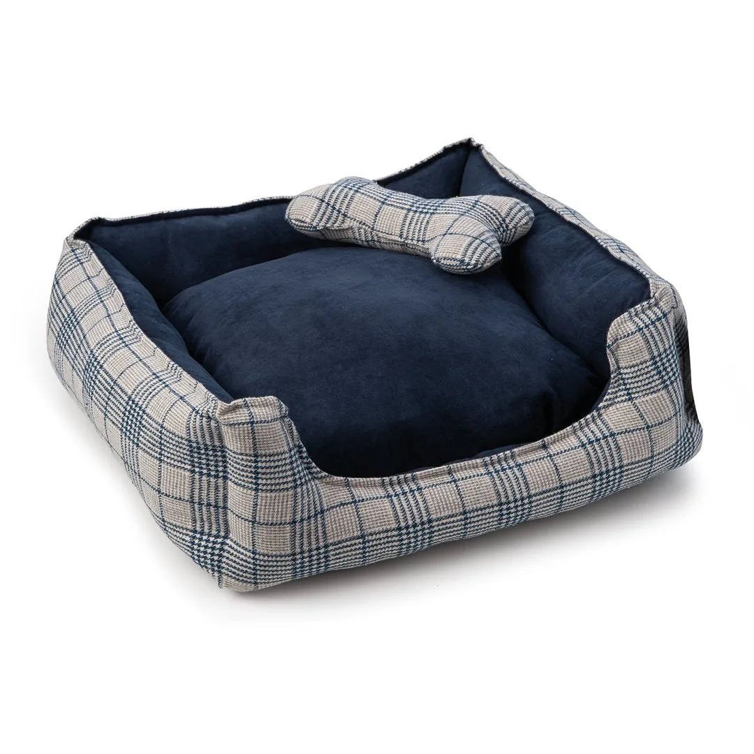 Cuccia a Trama Scozzese - Cuccia morbida per cane