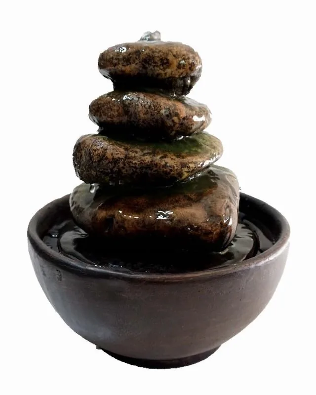 FONTANA  ZEN SASSI 23,5X23,5X23,5CM