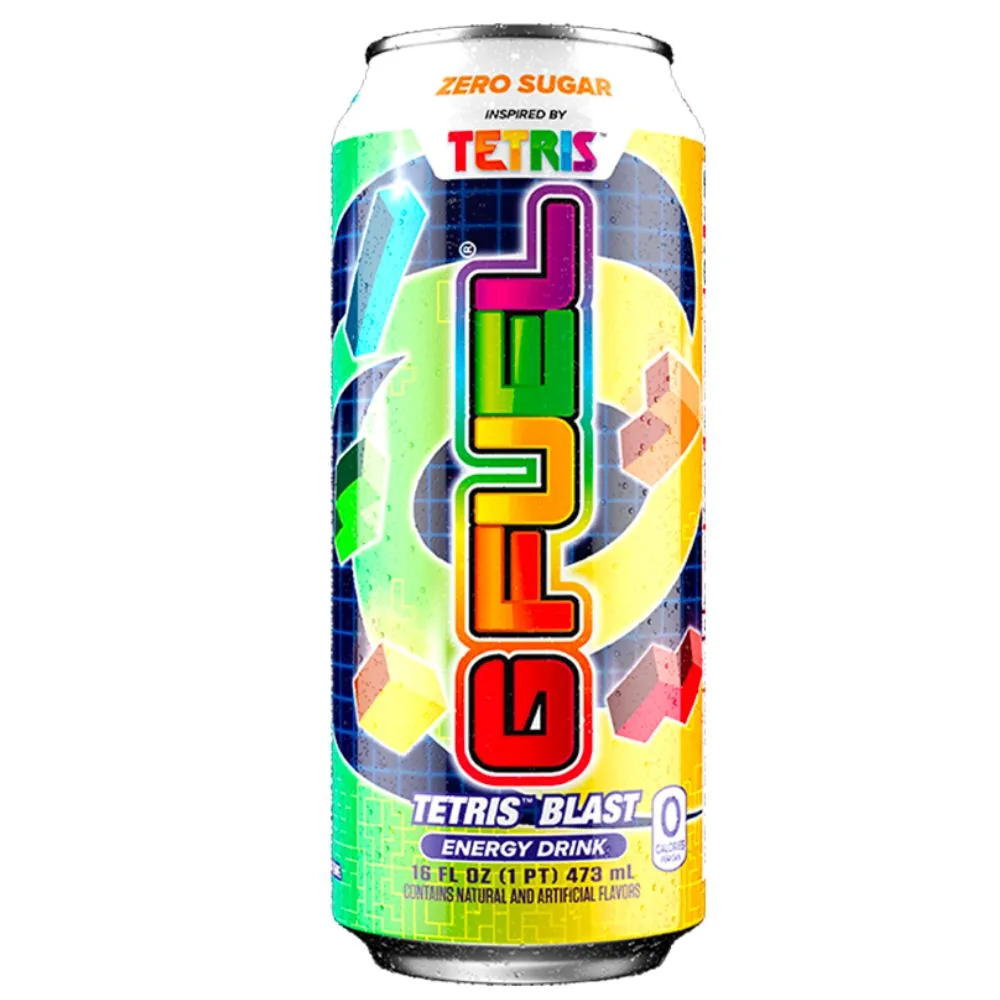 GFuel Tetris Blast, boisson énergisante au goût de fruits de 473ml