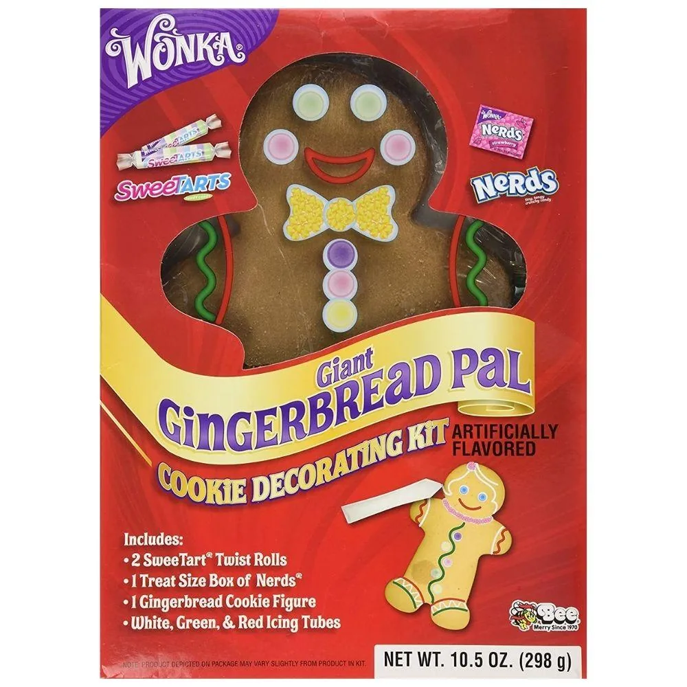 Giant Gingerbread Pal avec Kit de Décoration de Biscuits, bonhomme en pain d'épices de 297g