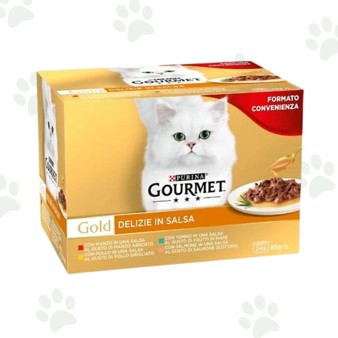 Gourmet Gold -  Delizie in salsa multipack 24x85g cibo umido per gatti