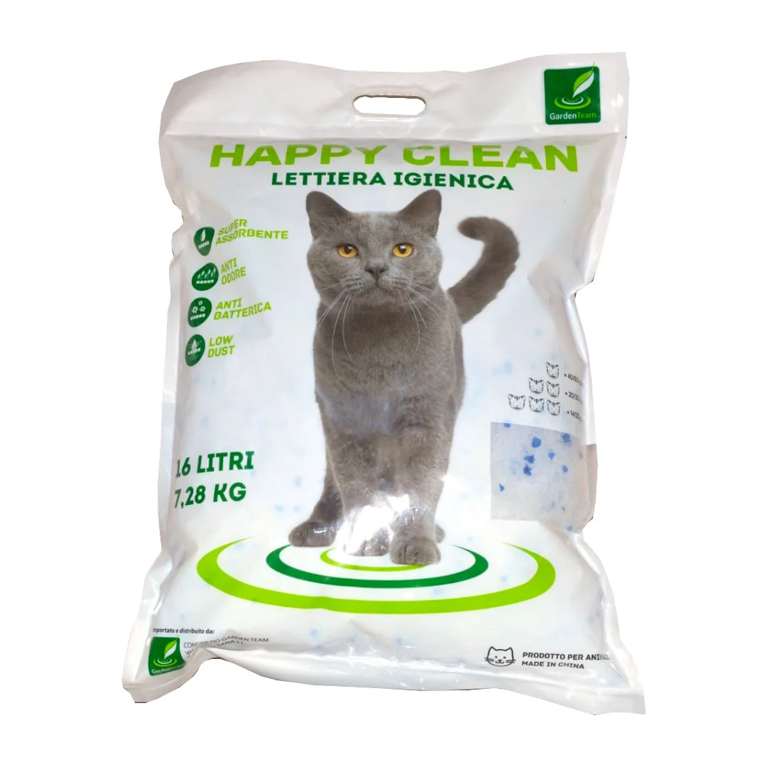 Happy Clean - Lettiera per gatti al silicio