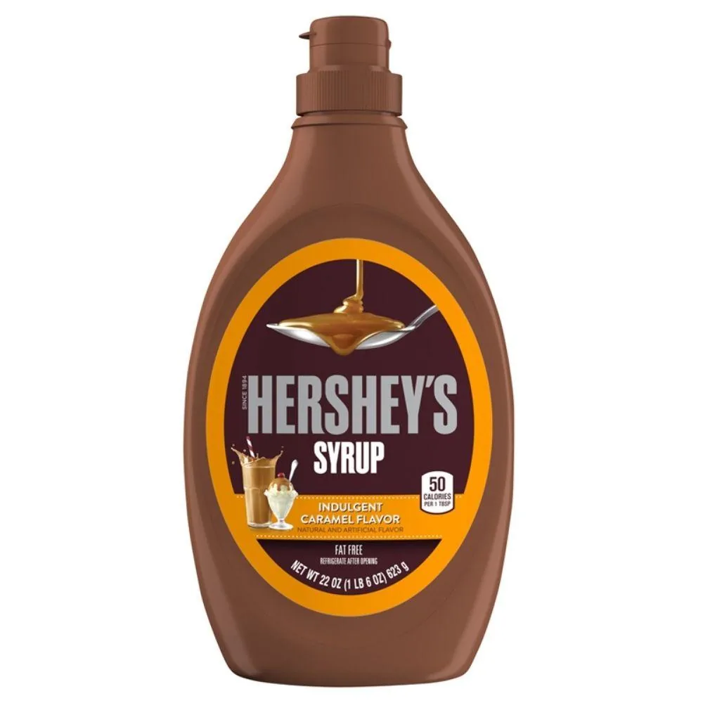 Hershey's Syrup Indulgent Caramel Flavor, garniture au caramel de 623g