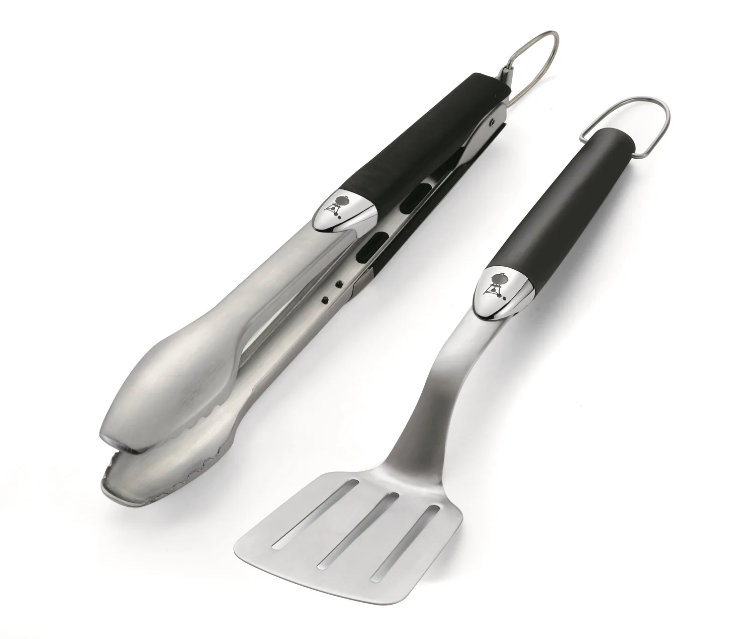 KIT 2 ACCESSORI IN INOX WEBER ORIGINAL - MODELLO PICCOLO 35 CM - 6645