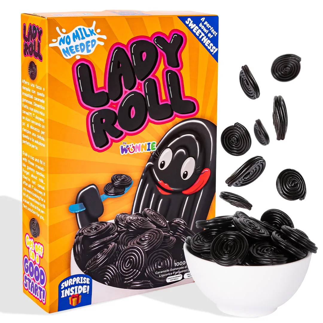 Wunnie Lady Roll, boîte de réglisse de 1kg