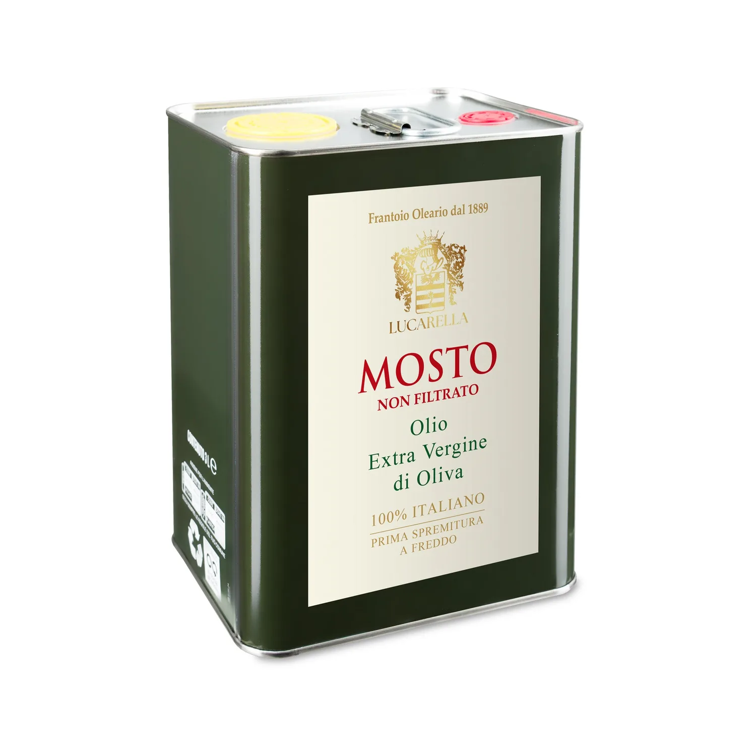 Lattina di Olio extravergine di oliva Mosto da 3 lt