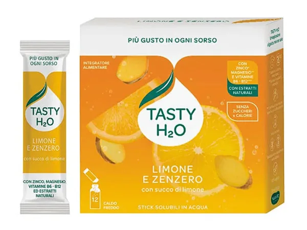 LIMONE E ZENZERO - TASTY H20 - NEAVITA