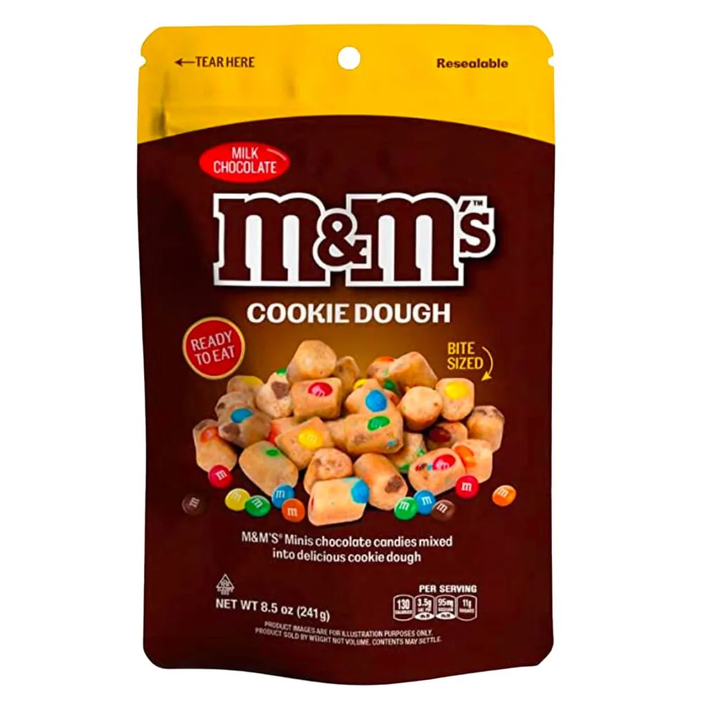 M&M's Taste Of Nature Cookie Dough, petits biscuits au goût M&M's de 241g