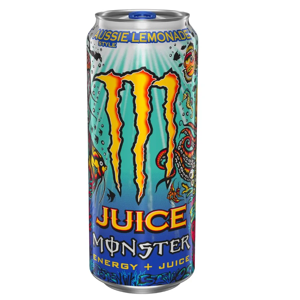 Monster Energy Aussie Lemonade, boisson énergisante au goût de limonade de 473ml