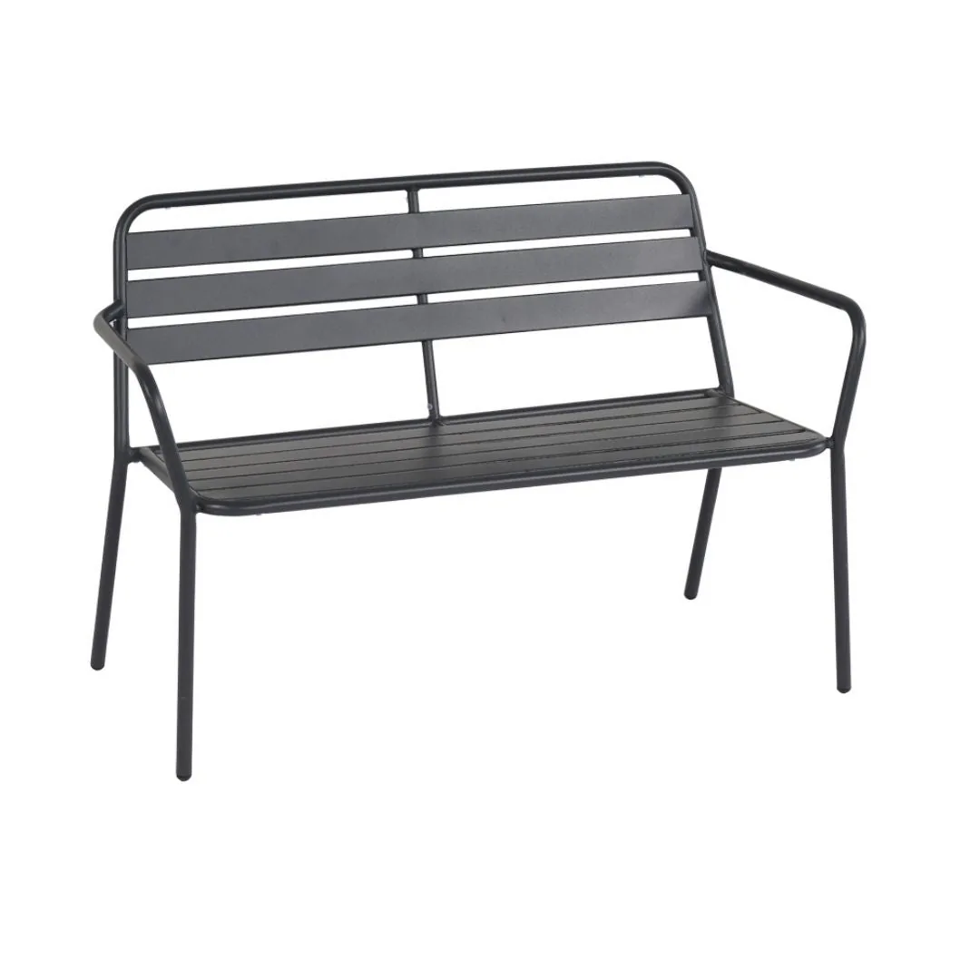 Easy Panca da Giardino in Ferro color Antracite