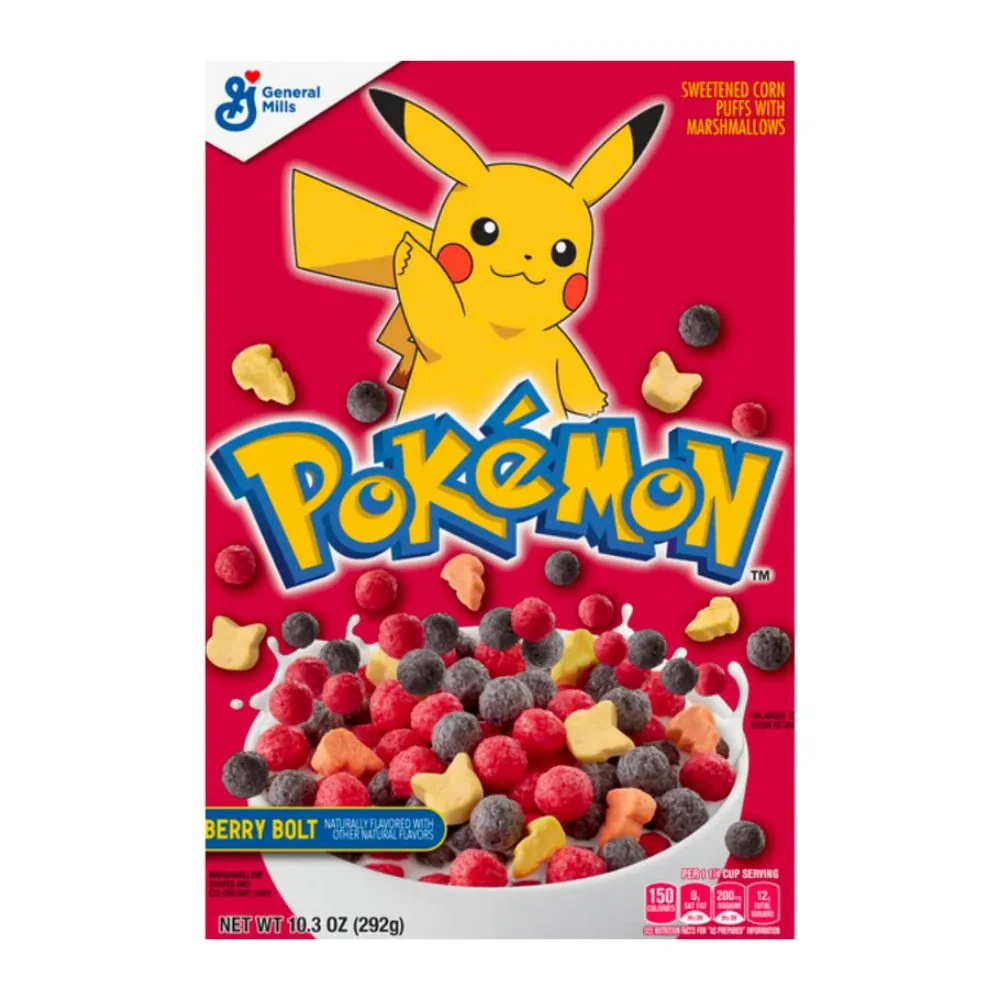 Pokemon Cereal Berry Bolt, céréales aux fruits des bois de 292g