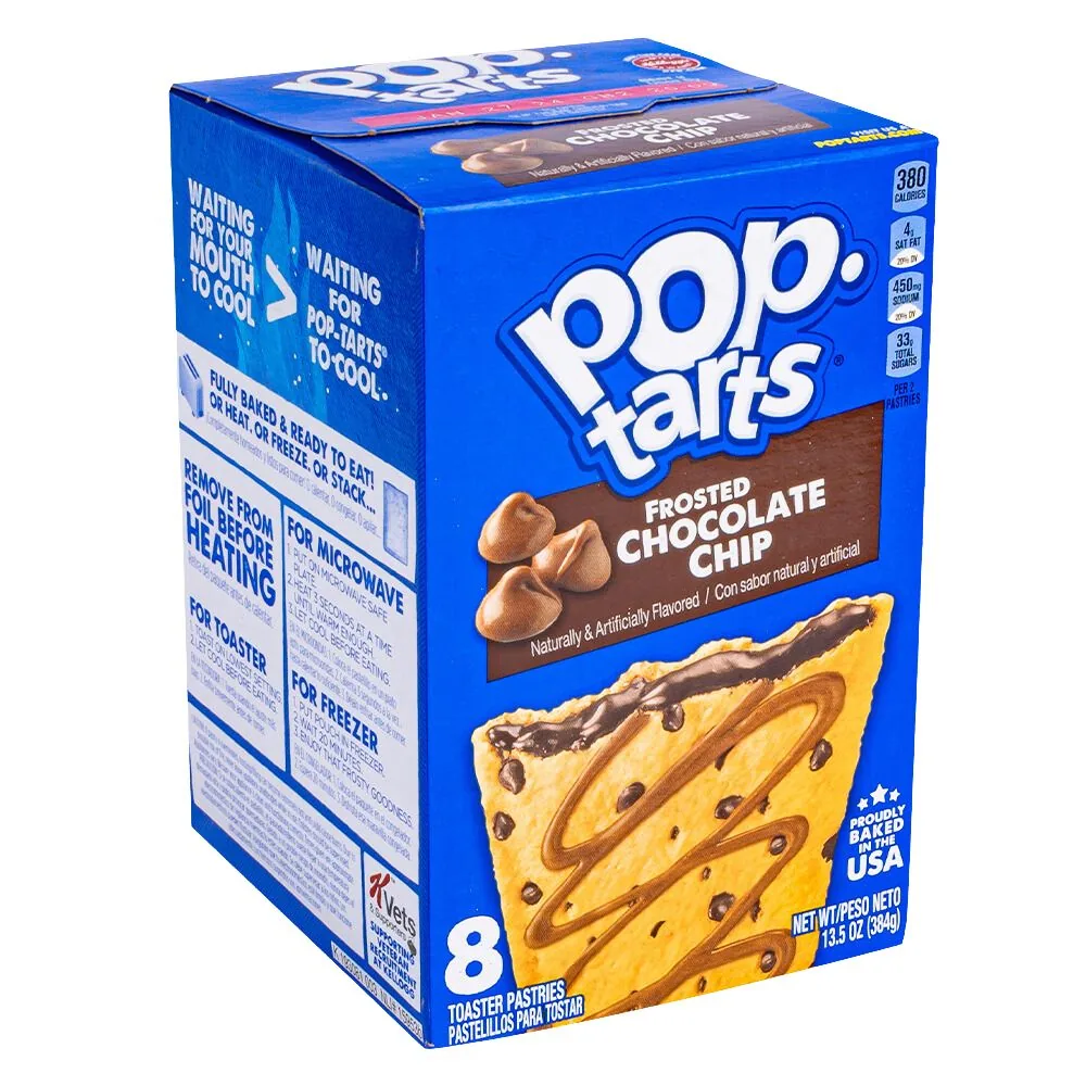 Pop Tarts Frosted Chocolate Chip, biscuits fourrés au chocolat de 384g