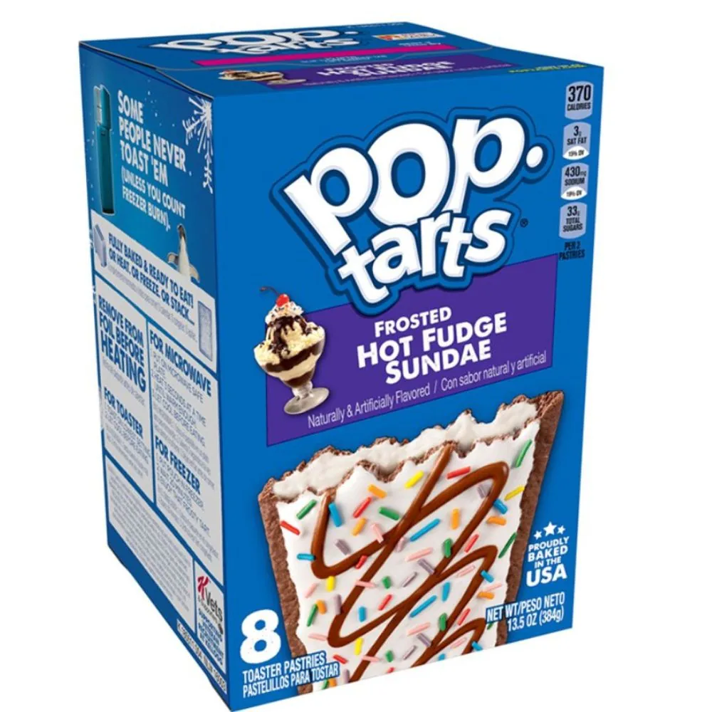 Pop Tarts Glaçage Hot Fudge Sundae, biscuits fourrés à la crème vanille de 384g