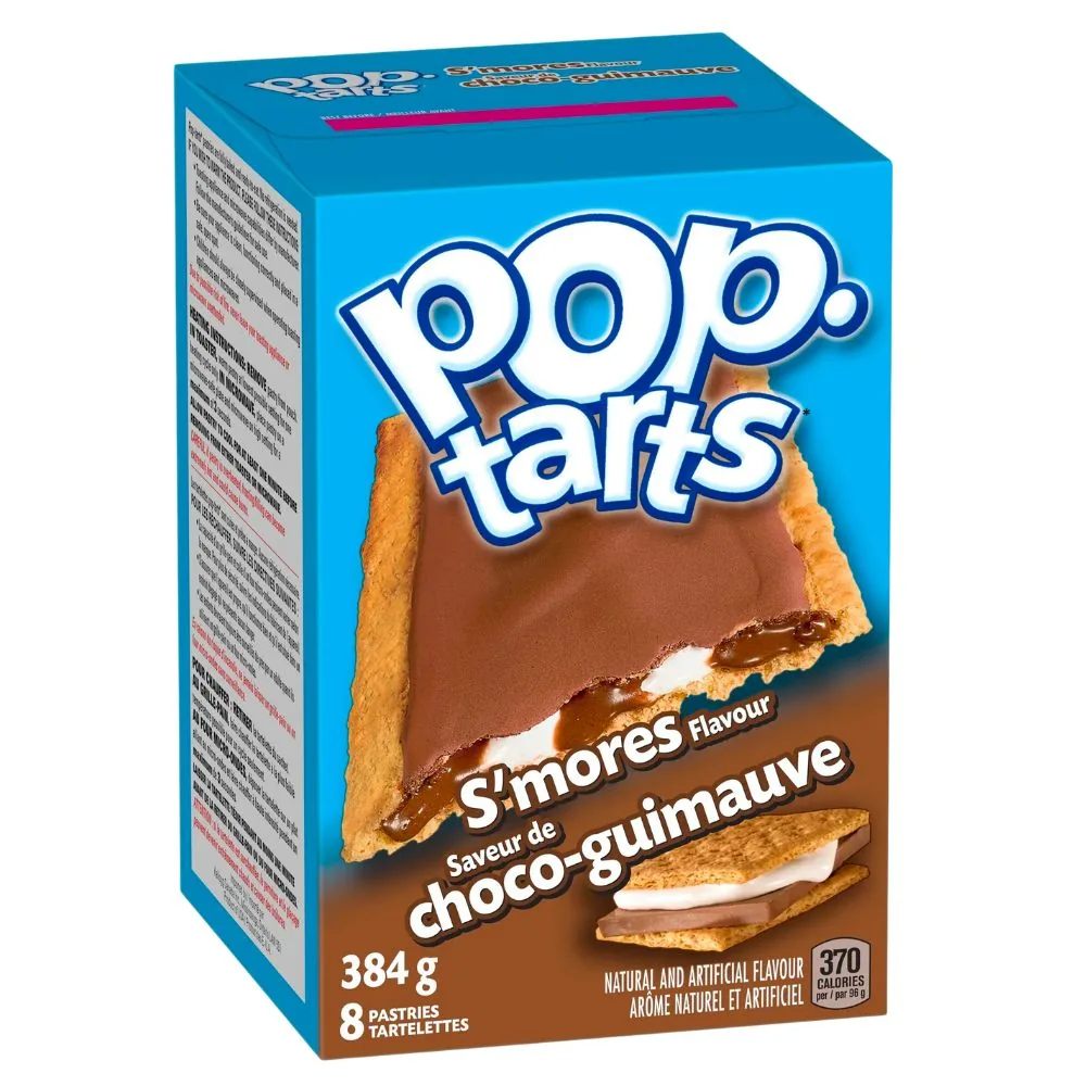 Pop Tarts S'Mores Givrés, biscuits au chocolat et à la crème blanche de 384g