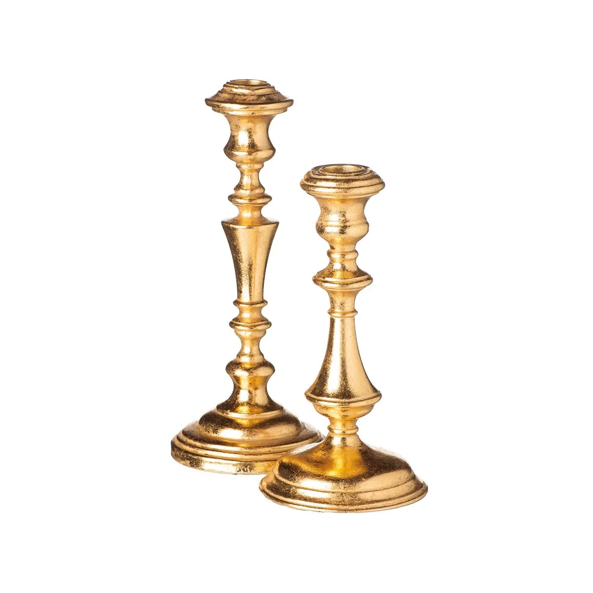 Porta Candele Oro in Polyresina