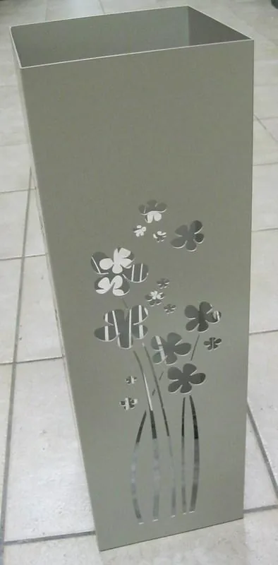 PORTAOMBRELLI FIORE 18X18XH55CM BIANCO