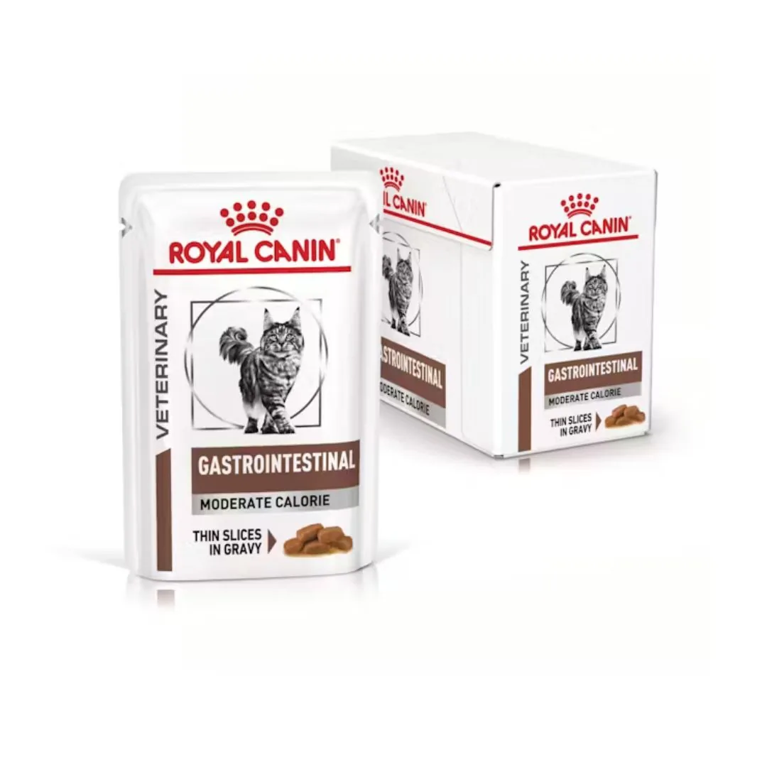 Royal Canin – Veterinary diet gastrointestinal moderate calorie cibo umido gatti 12x85g