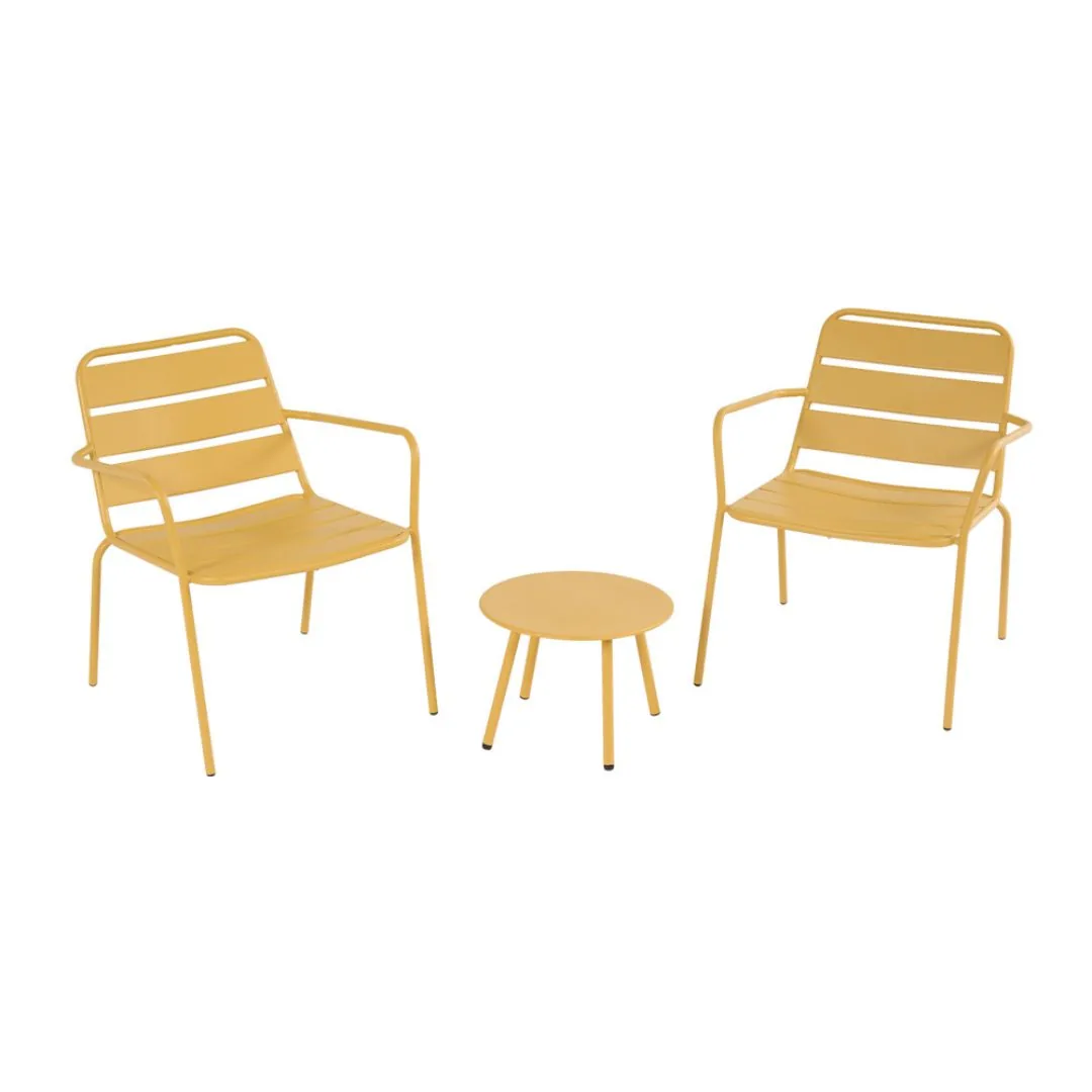 Janet - Set da balcone in ferro ocra