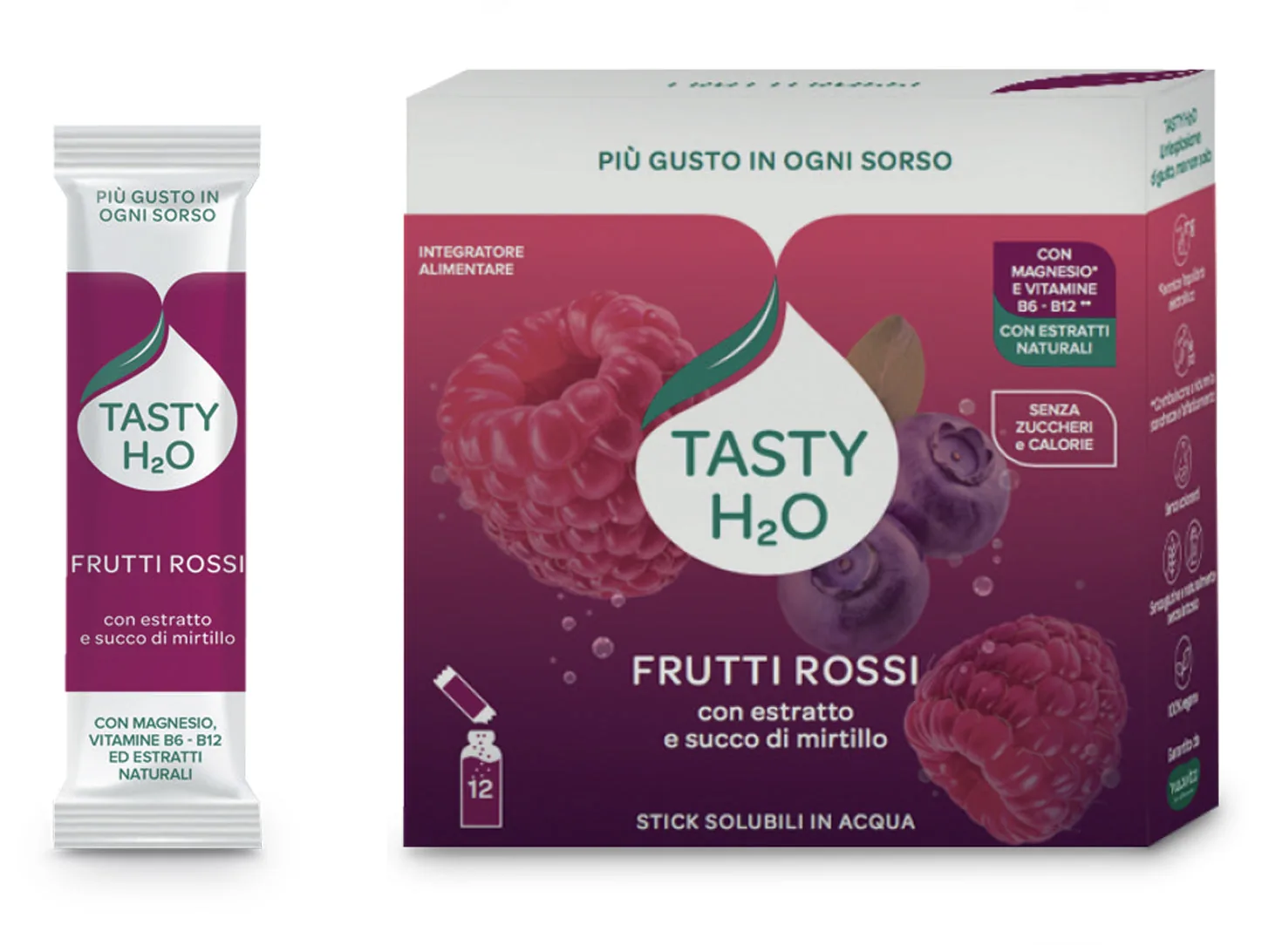 FRUTTI ROSSI - TASTY H20 - NEAVITA