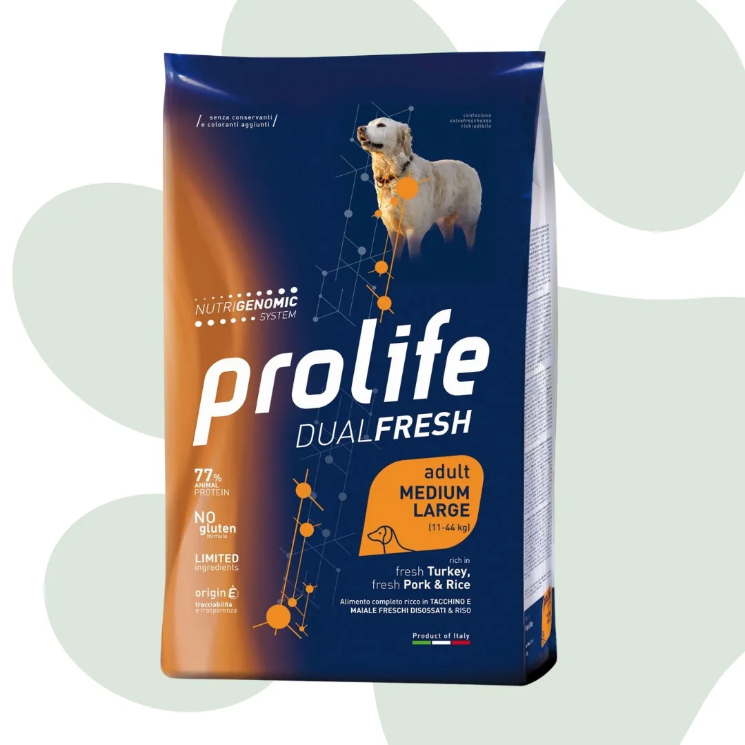 Prolife tacchino maiale e riso 2,5kg - Cibo per cani