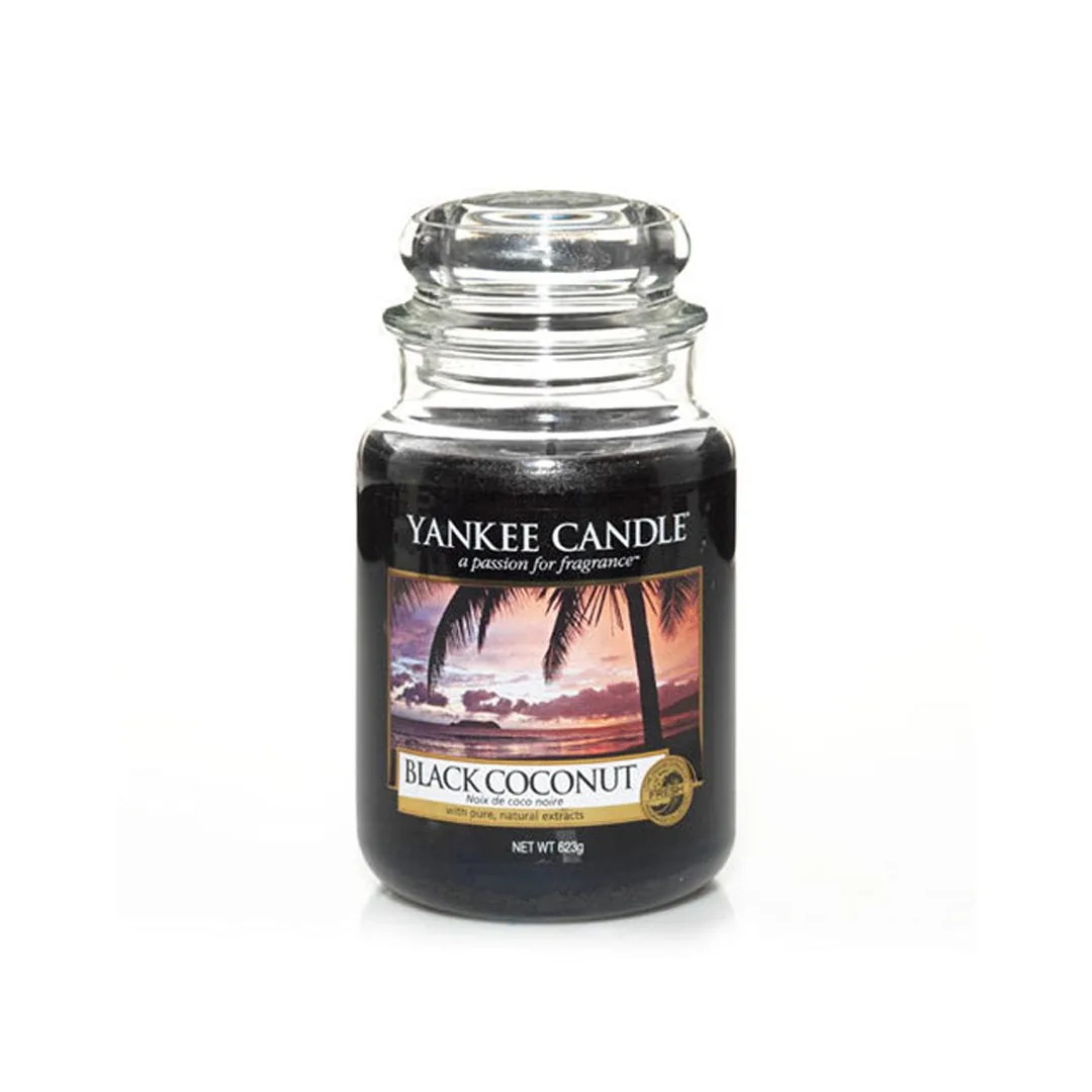 YANKEE CANDLE CANDELA GIARA CLASSICA GRANDE BLACK COCONUT