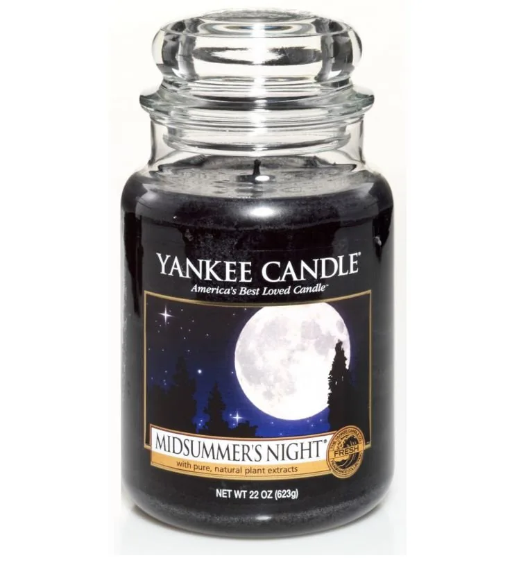 YANKEE CANDLE CANDELA GIARA CLASSICA GRANDE MIDSUMMER'S NIGHT