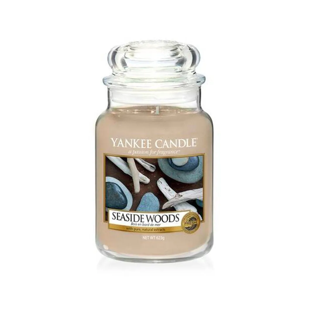 YANKEE CANDLE CANDELA GIARA CLASSICA GRANDE SEASIDE WOODS