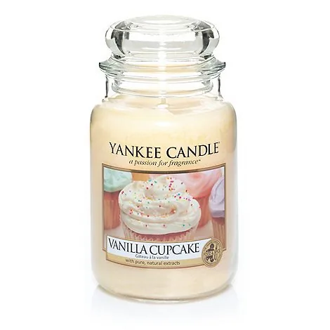 YANKEE CANDLE CANDELA GIARA CLASSICA GRANDE VANILLA CUPCAKE