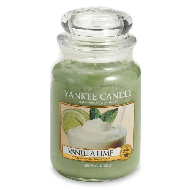 YANKEE CANDLE CANDELA GIARA CLASSICA GRANDE VANILLA LIME