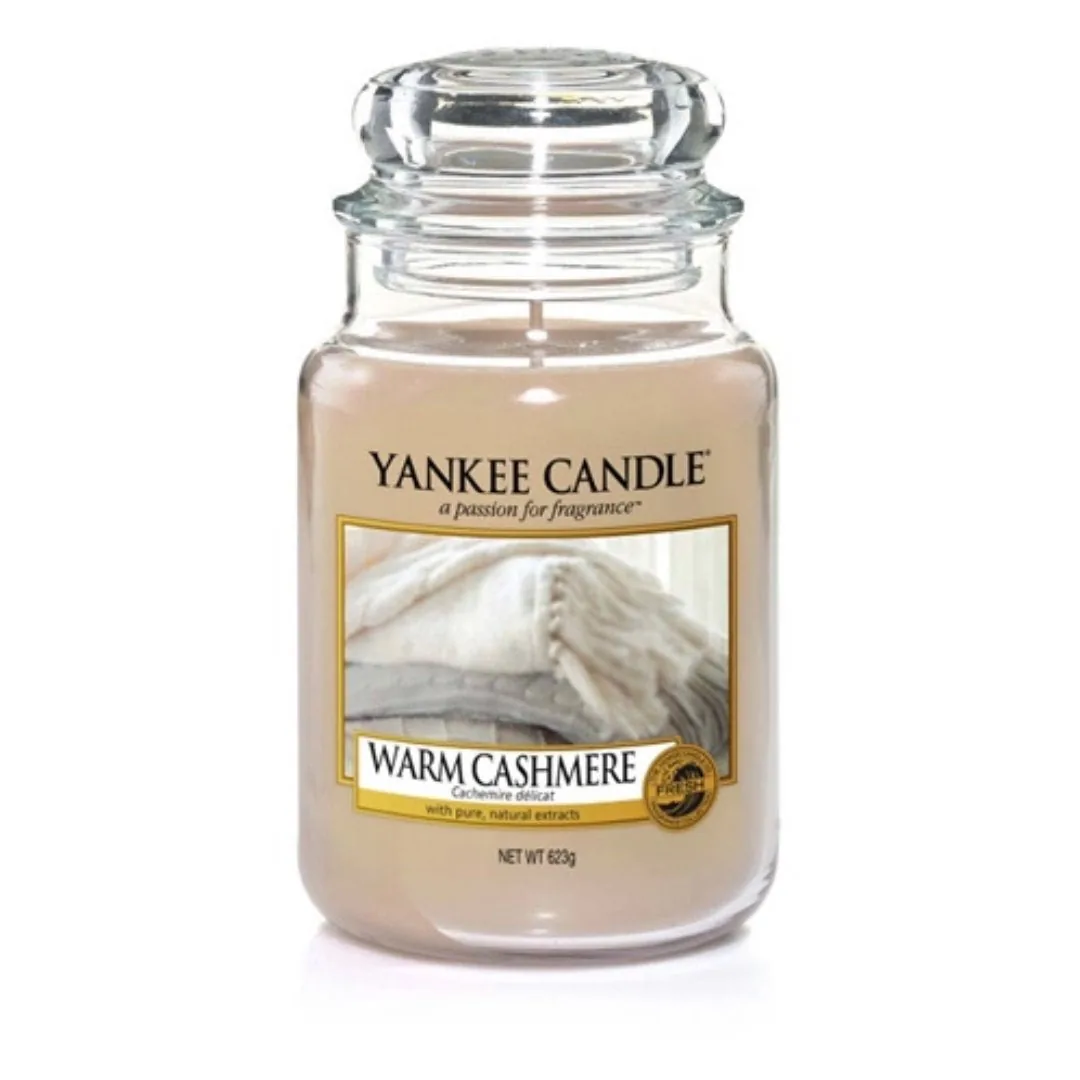 YANKEE CANDLE CANDELA GIARA CLASSICA GRANDE WARM CASHMERE