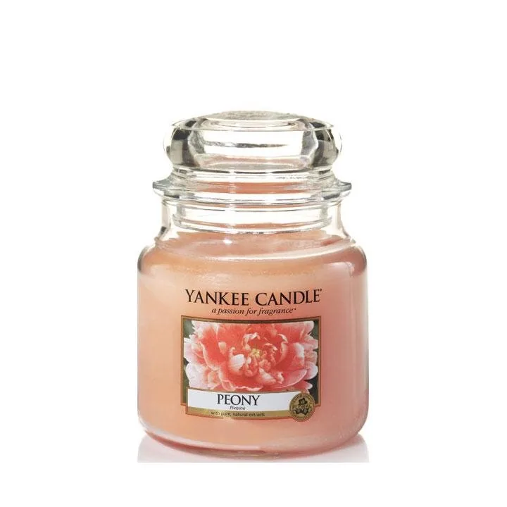 YANKEE CANDLE CANDELA GIARA CLASSICA MEDIA PEONY