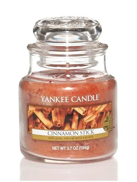 YANKEE CANDLE CANDELA GIARA CLASSICA PICCOLA CINNAMON STICK