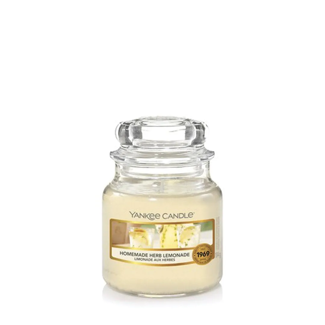 YANKEE CANDLE CANDELA GIARA PICCOLA HOMEMADE HERB LEMONADE