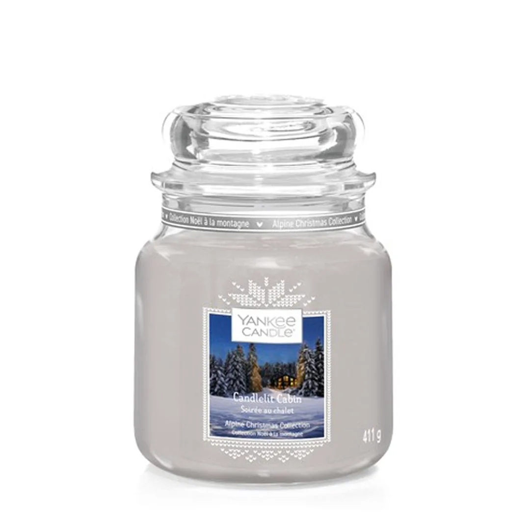 YANKEE CANDLE GIARA CLASSICA MEDIA CANDLELIT CABIN