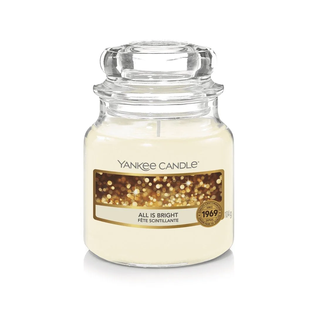 YANKEE CANDLE GIARA CLASSICA PICCOLA ALL IS BRIGHT
